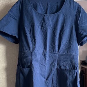 Jaanuu Navy Short Sleeve Women's Top